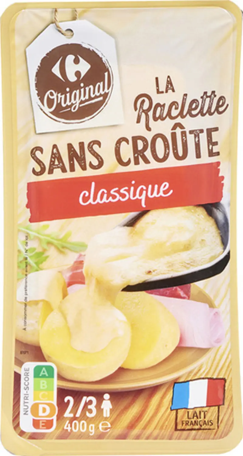 Raclette Cheese – 400G Rindless, Melting-Ready 1