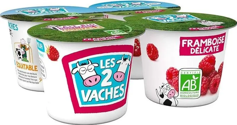 Raspberry Flavored Yogurt, 115G Single-Serve Cup 1