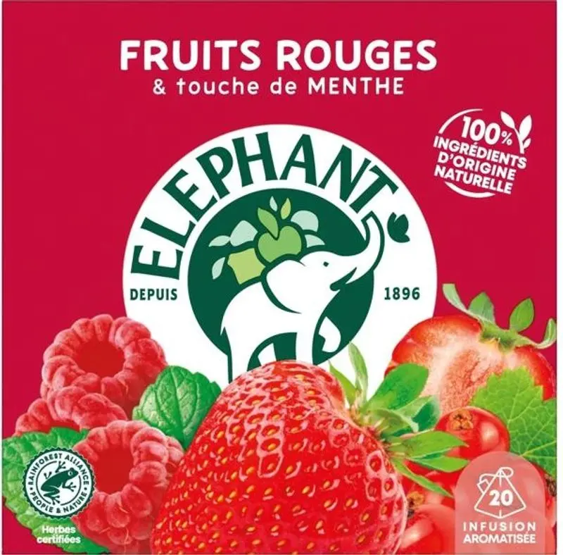 Red Fruit & Mint Herbal Infusion – 20 Tea Bags (Sku #118199) 1