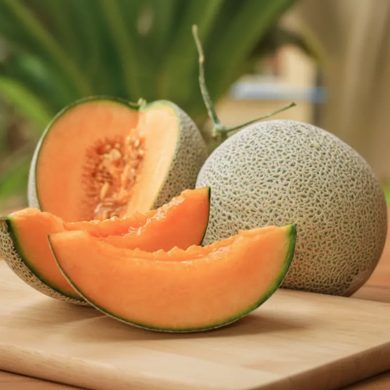 Red King Melon – Single Fruit, ~800G (#122690) 1