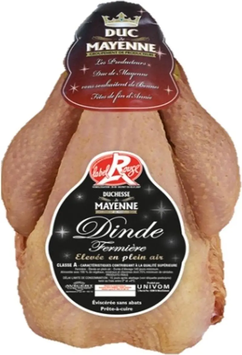 Red Label Farm-Raised Turkey — 5.5Kg Whole Bird (#126009) 1