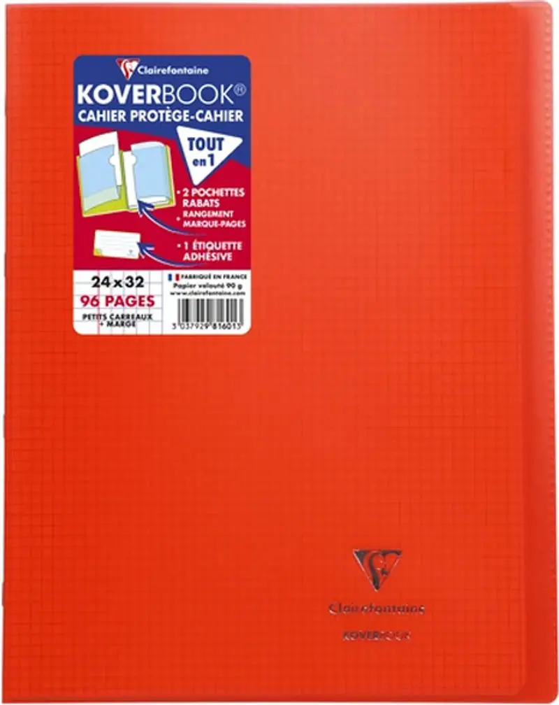 Red Small-Square Notebook Cover – Durable Design (#122367) 1
