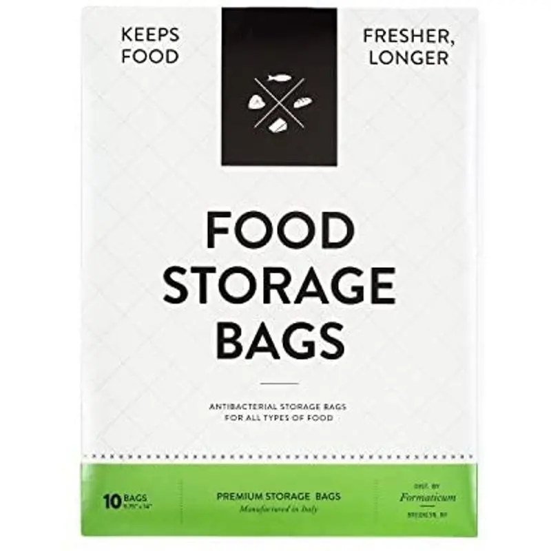 Reusable Food Storage Bags – 10 In × 14 In, 10-Piece Set 1