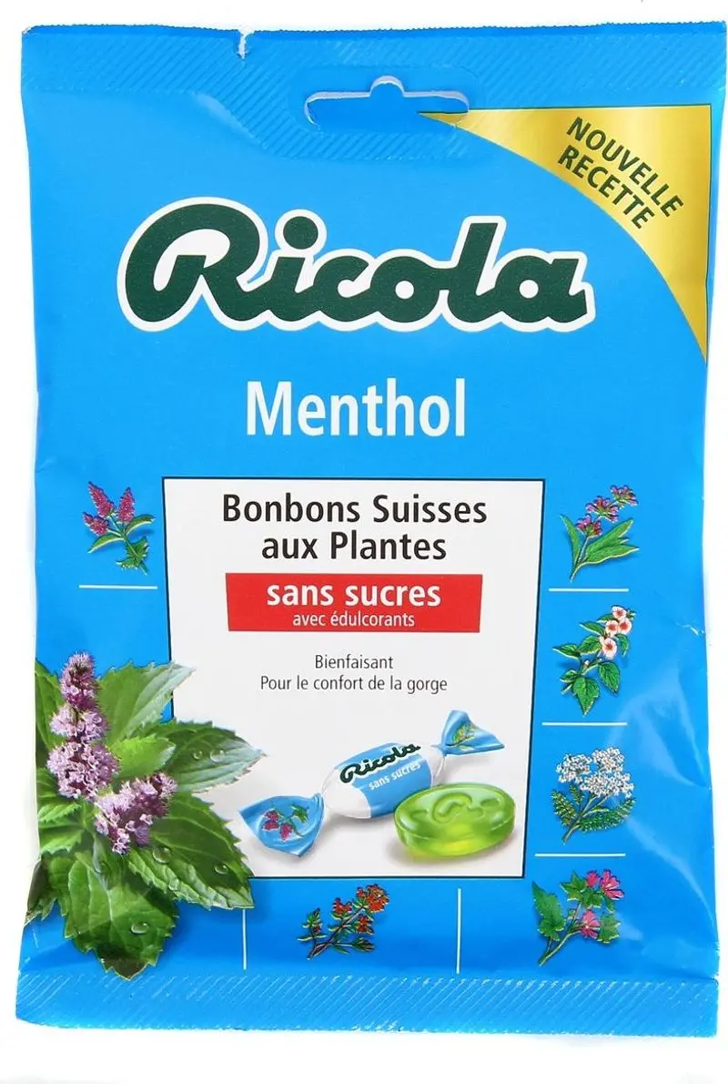 Ricola Mint Herbal Lozenges – 70G Box (#116712) 1