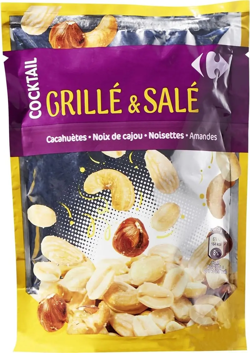 Roasted & Salted Mixed Nuts – 110G Gourmet Cocktail (#117570) 1