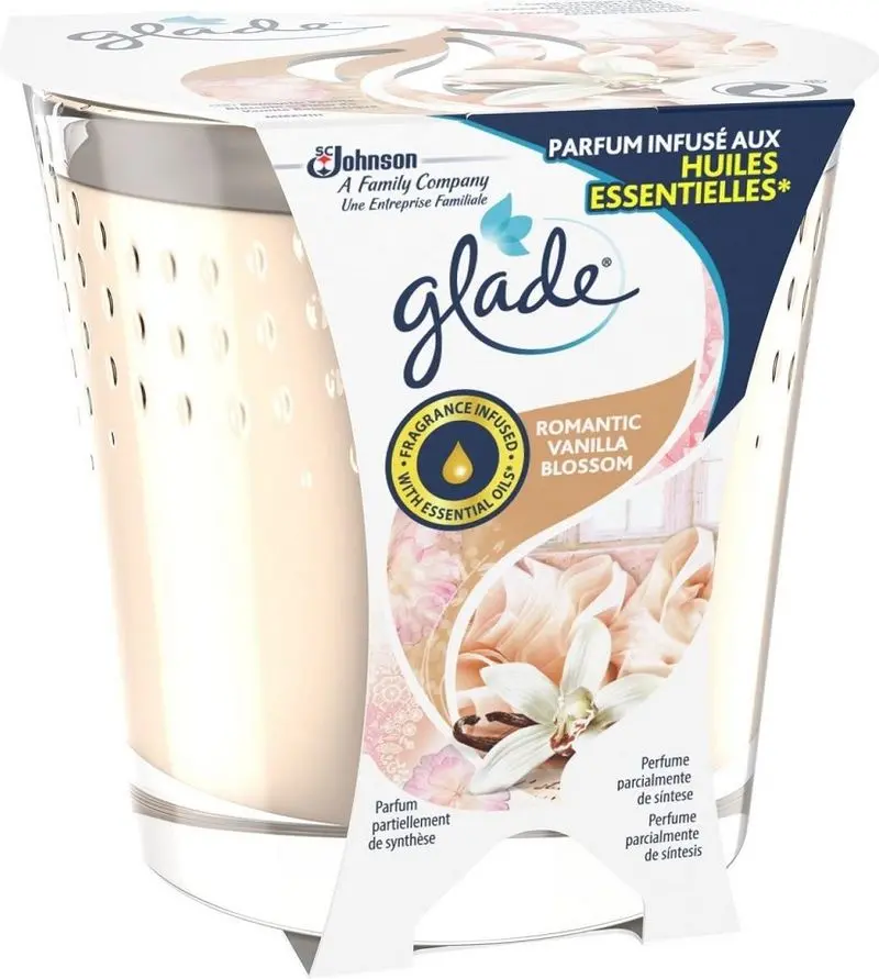 Romantic Vanilla Blossom Scented Candle – Soy Wax, Long-Lasting Fragrance (#127266) 1