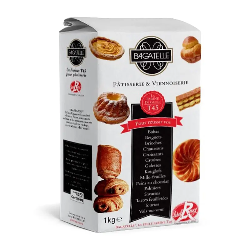Rouge T45 / Bagatelle Flour – Fine Pastry & Viennese Bread Flour, 1 Kg 1