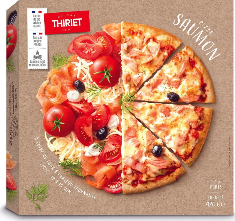 Salmon Pizza – 420G Ready-To-Bake Gourmet Seafood Flatbread 1
