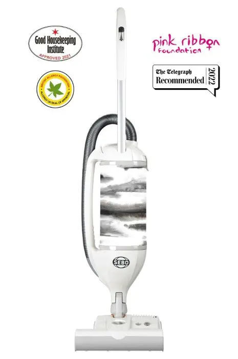 Sebo Felix White Art Limited-Edition Vacuum Cleaner 1