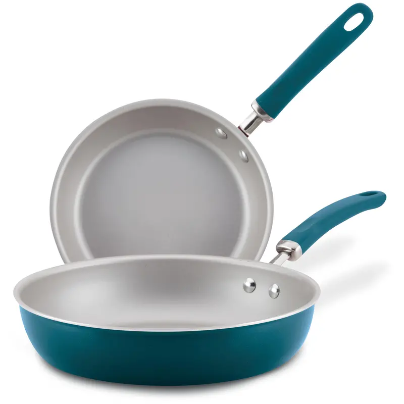 Set Of Two Nonstick Induction Frying Pans: 9.5" And 11.75" 1