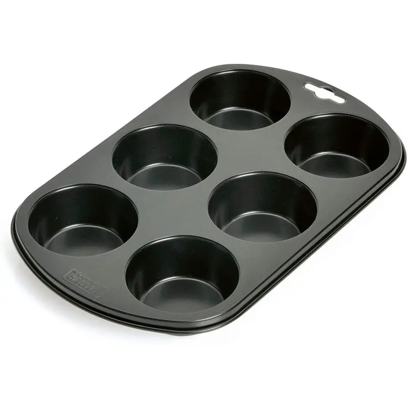 Six-Cavity Mini Muffin Pan – 7Cm Diameter, Non-Stick Steel (29X18Cm) 1
