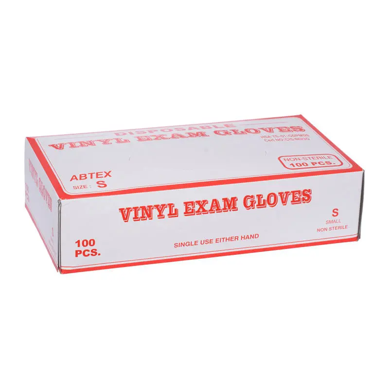 Small Vinyl Powdered Disposable Gloves – Pack Of 100 (#54074) 1