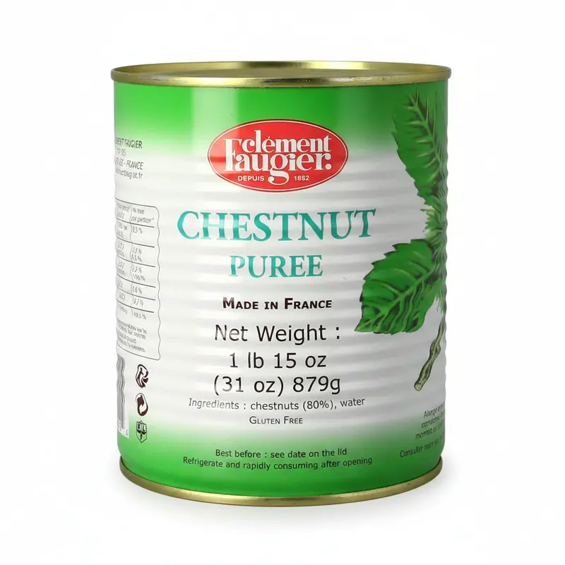 Smooth Chestnut Puree, 879G Glass Jar 1