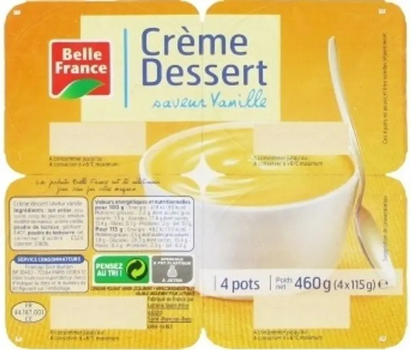 Smooth Vanilla Dessert Cream – 115G 1