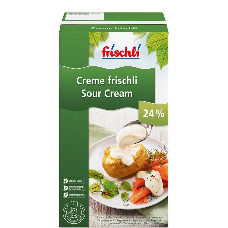 Sour Cream – 1L (24% Fat), Versatile Dairy Ingredient 1
