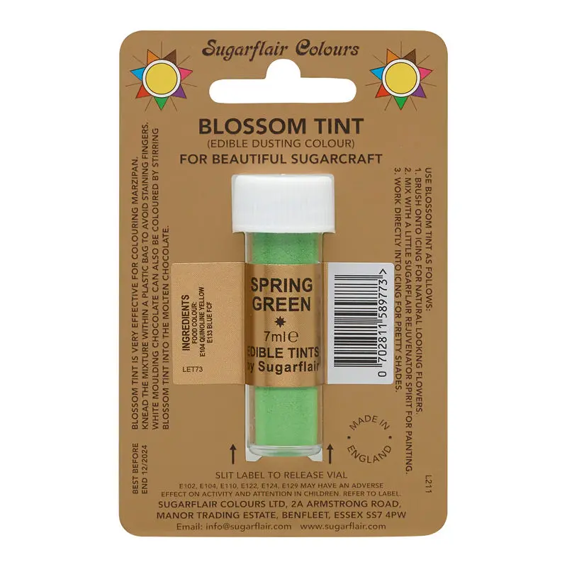 Spring Green Food-Safe Dusting Powder – Light & Fresh Tone, 7Ml (#57536) 1