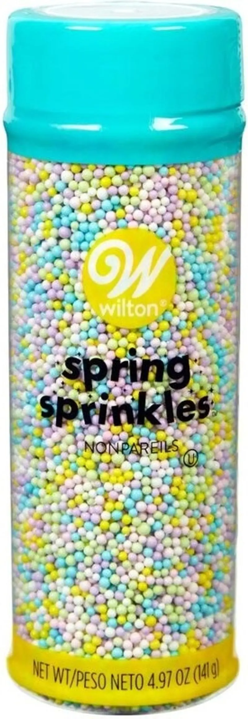Spring-Themed Nonpareil Sprinkles – 140G Jar (#104623) 1