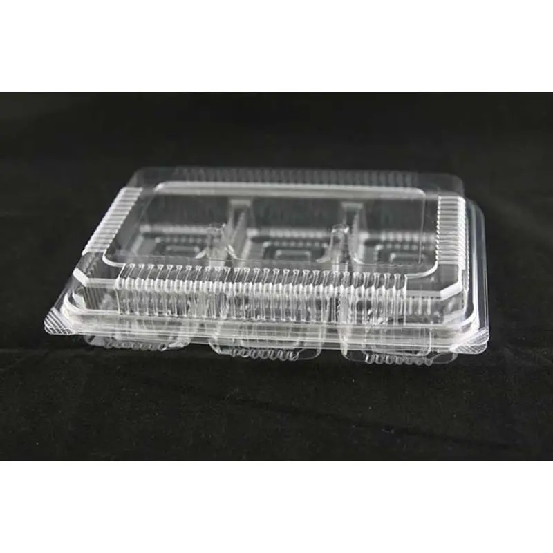 Square Plastic Serving Tray – 10-Count Set 1