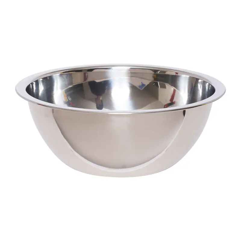 Standard Stainless Steel Mixing Bowl – 24 Cm Diameter, Sn4956 1