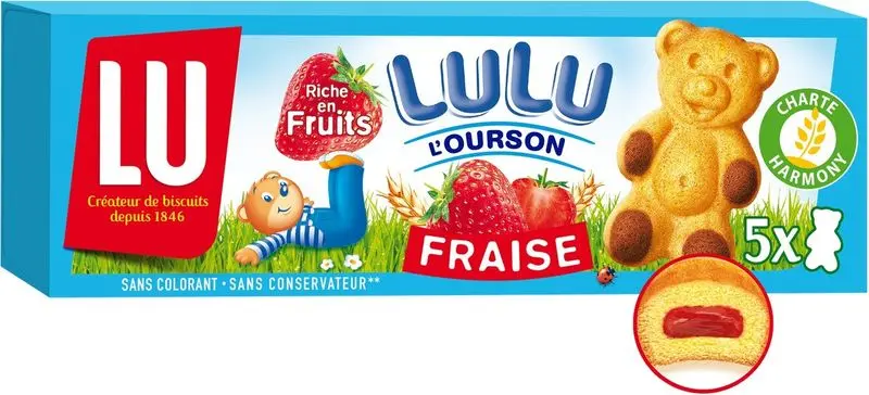 Strawberry Bear-Shaped Cakes – 150G Fun-Sized Treats (#116443) 1