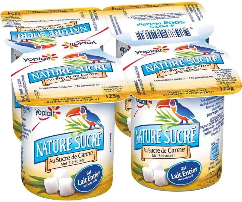 Sweetened Plain Yogurt, 125G – Gently Sweetened, Balanced & Versatile 1
