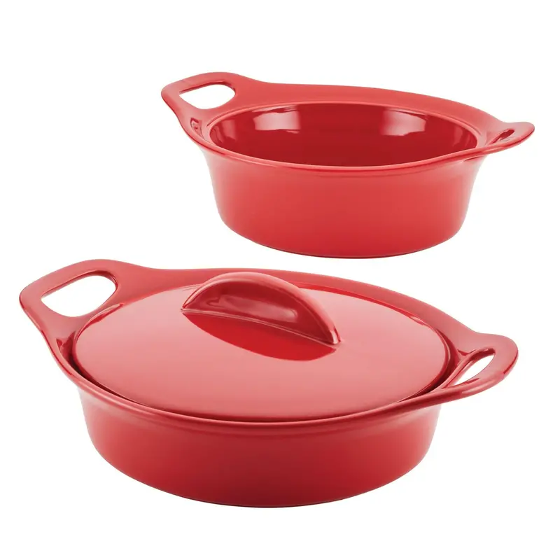 Three-Piece Ceramic Casserole Dish Set 3