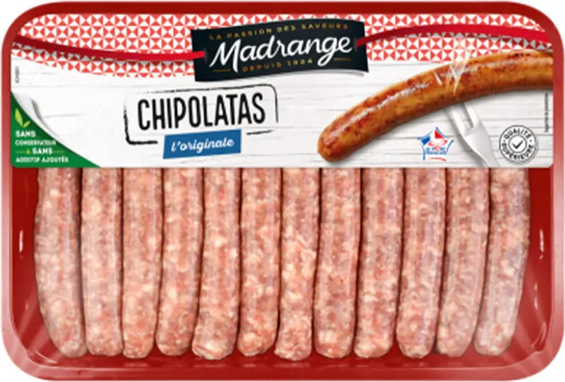 Traditional Chipolata Sausages – 660G, Made With Seasoned Pork & Natural Casings (#125797) 1