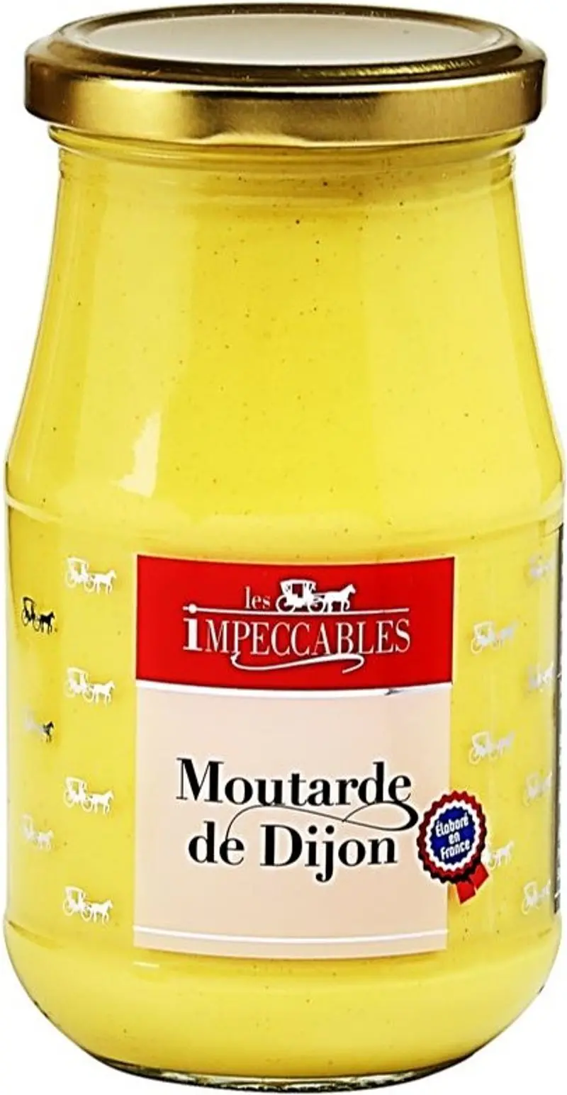 Traditional Dijon Mustard – French-Made, 370 Ml Glass Jar 1