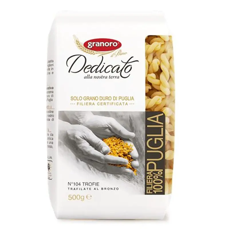 Trofie Pasta – 500 G Dedicato Artisan Line (Sku #107032) 1