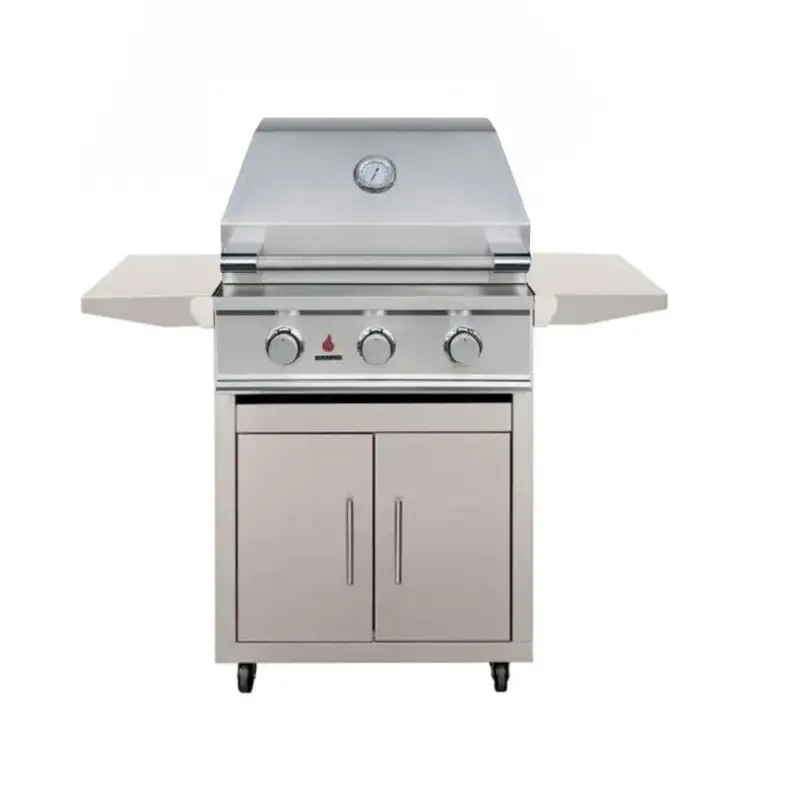 Trueflame E Series 25-Inch Freestanding Gas Grill – 3-Burner 1