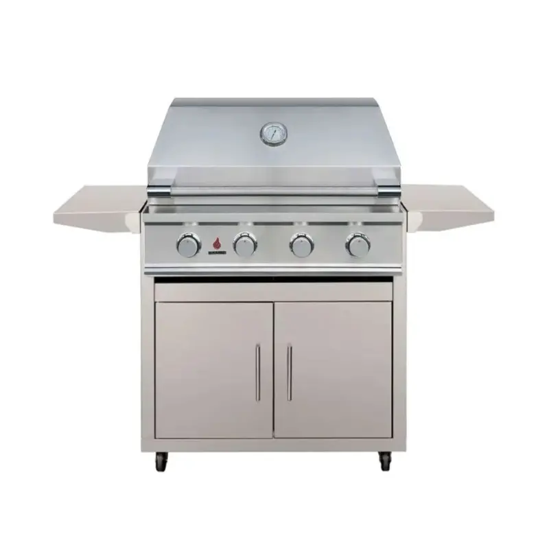 Trueflame E Series 32-Inch Freestanding Gas Grill – 4-Burner 1