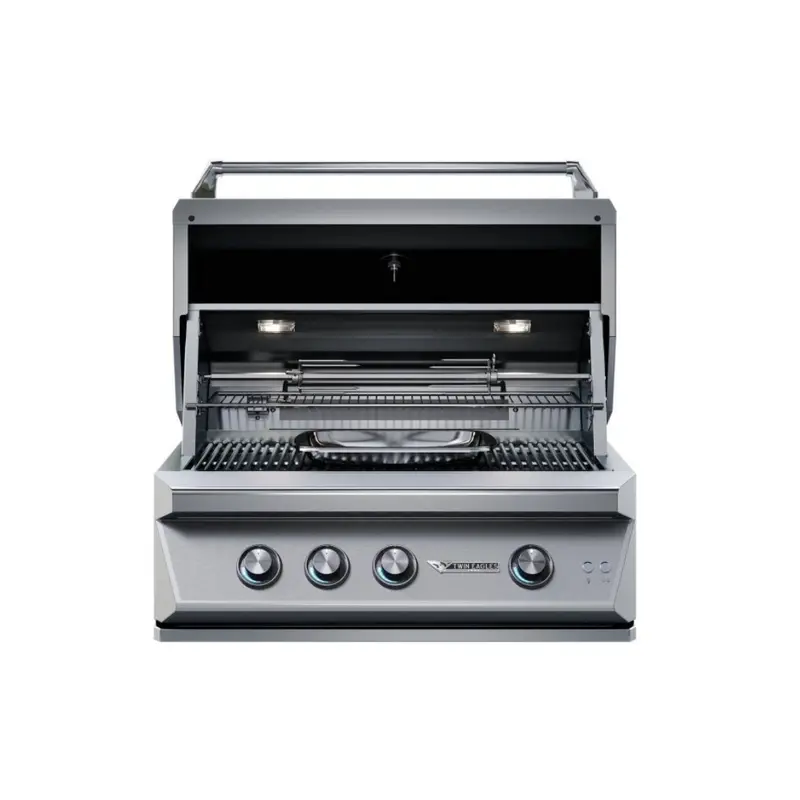 Twin Eagles 36-Inch 3-Burner Built-In Gas Grill With Rotisserie Option 1