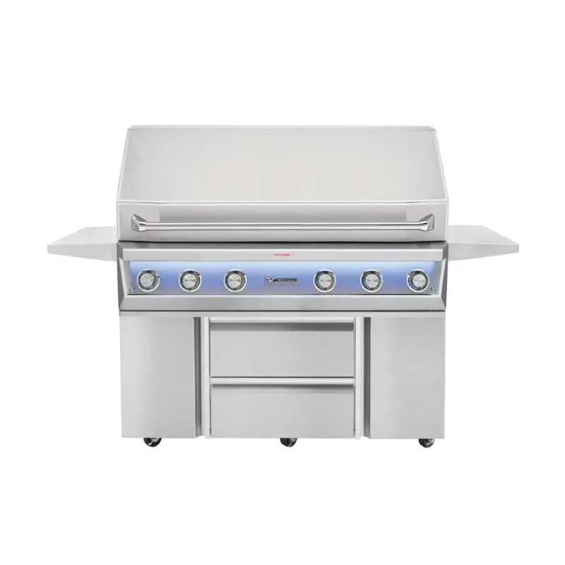 Twin Eagles Eagle One 54-Inch 4-Burner Gas Grill With Sear Zone & Dual Infrared Rotisserie Burners On Deluxe Cart 1
