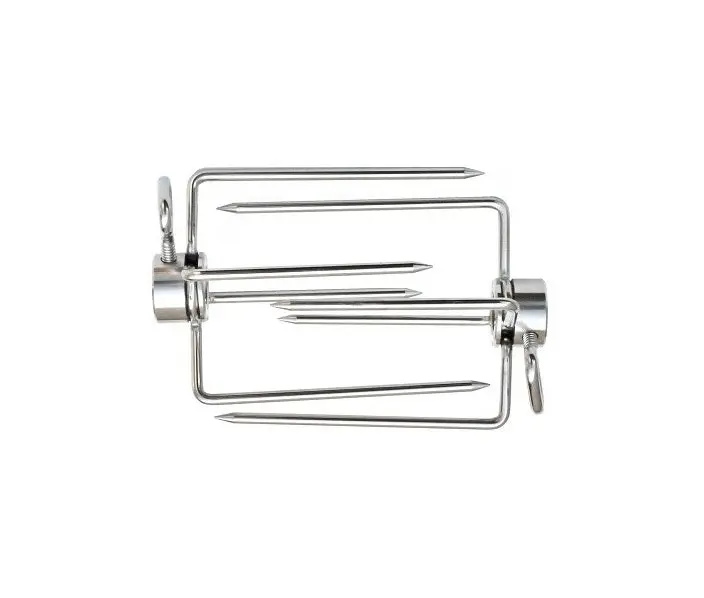 Twin Eagles Rotisserie Meat Fork Set – Dual-Pronged Stainless Tools - 13865 1