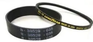 Twin-Pack Drive Belts For Vax Mach 5, Mach 6, And Mach 7 Vacuums (Models Vzl6015–Vzl6017) 1
