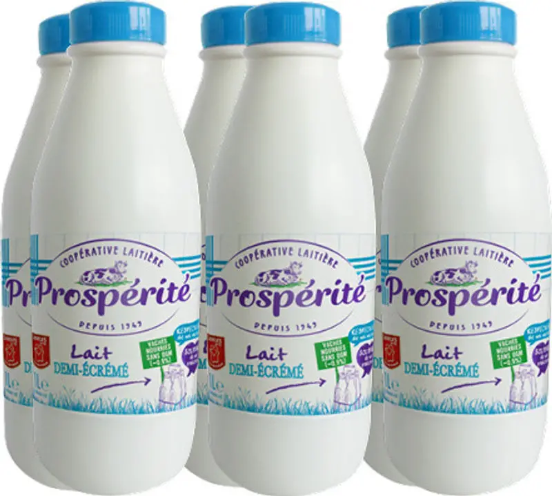 Uht Semi-Skimmed Milk – Low-Fat, 1L Long-Life Carton (#123550) 1