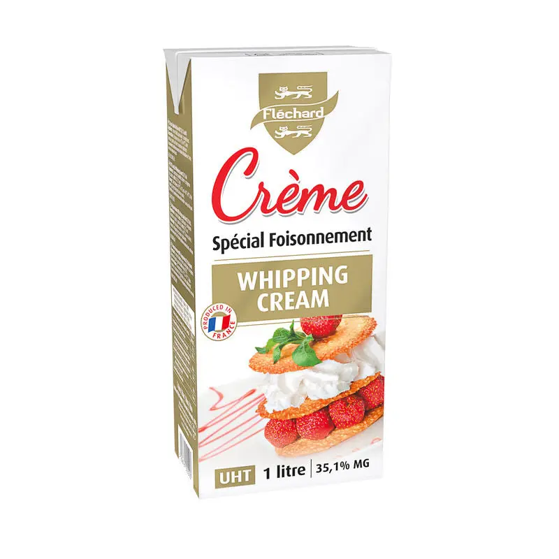 Uht Whipping Cream – 1L (35% Fat), Shelf-Stable Dairy Cream 1