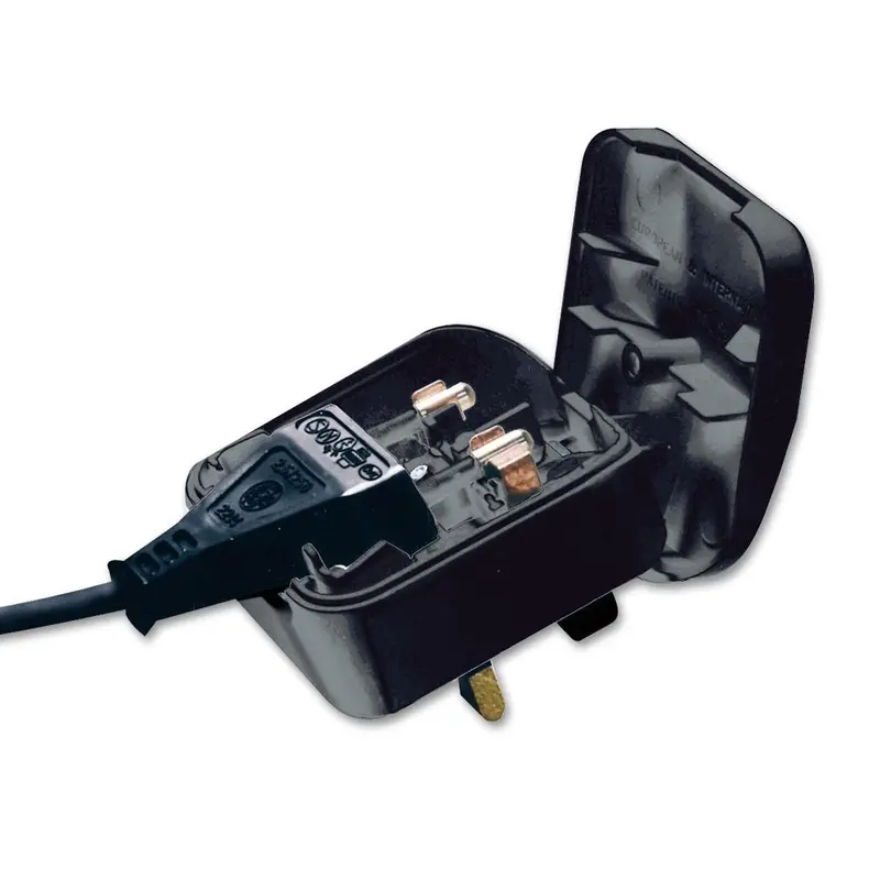 Uk/Eu Plug Adapter For Cloud 9, Ghd, And Diva Hair Straighteners – Compact Travel Adaptor 1