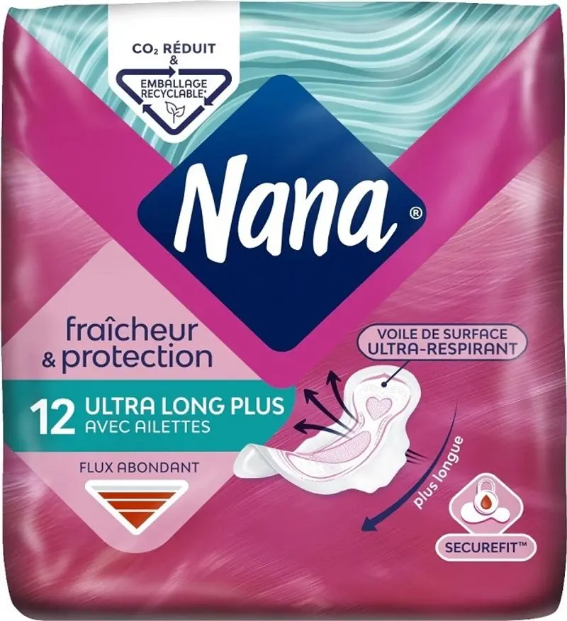 Ultra-Long Absorbent Sanitary Towels – 12-Count Overnight Protection Pack (#127533) 1