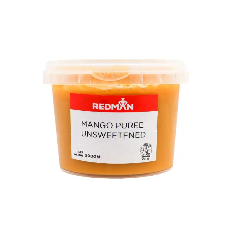 Unsweetened Mango Puree – 500G Natural Fruit Base 1