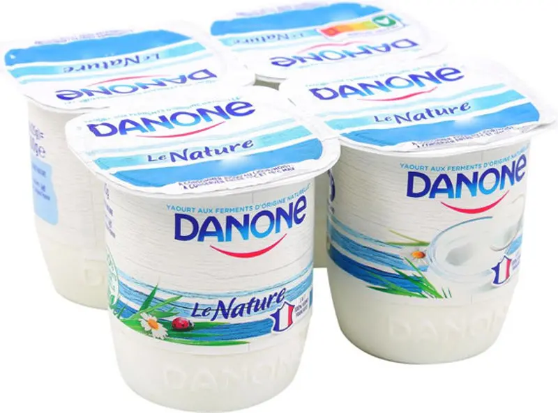 Unsweetened Plain Yogurt – 4 × 125G Cups (#113737) 1