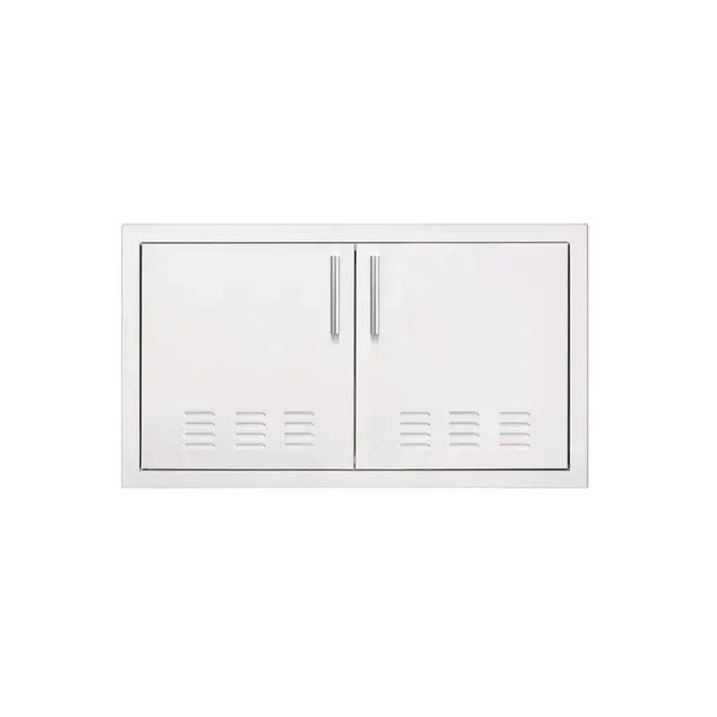Vented Double Access Door – 33-Inch Stainless Steel For Enhanced Airflow 1