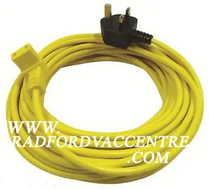 Victor V9 Replacement Power Cord With Angled Yellow Connector 1