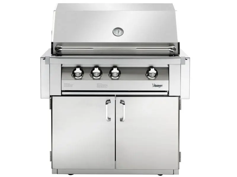 Vintage Grills 36-Inch Freestanding Gas Grill With Flush-Mounted Infrared Rotisserie 1