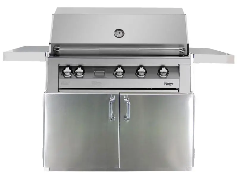 Vintage Grills 42-Inch Freestanding Gas Grill Featuring Infrared Rotisserie & Dedicated Smoker Burner 1