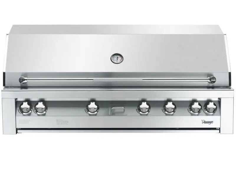Vintage Grills 56-Inch Built-In Gas Grill Featuring Infrared Rotisserie & Dedicated Smoker Burner 1