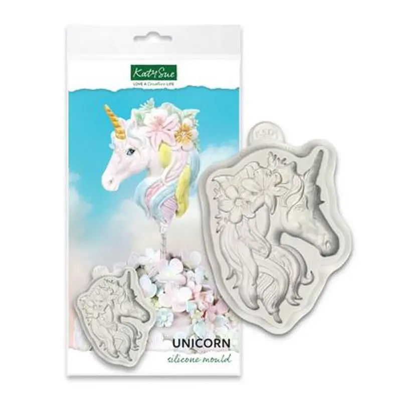 Whimsical Unicorn Design Silicone Mold – Ce0075 1