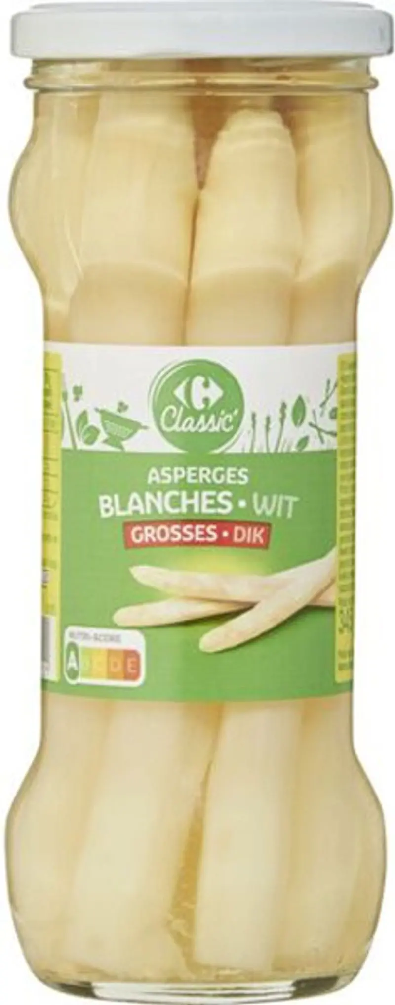 White Asparagus – Medium Cut, 280G Vacuum-Sealed (#115949) 1