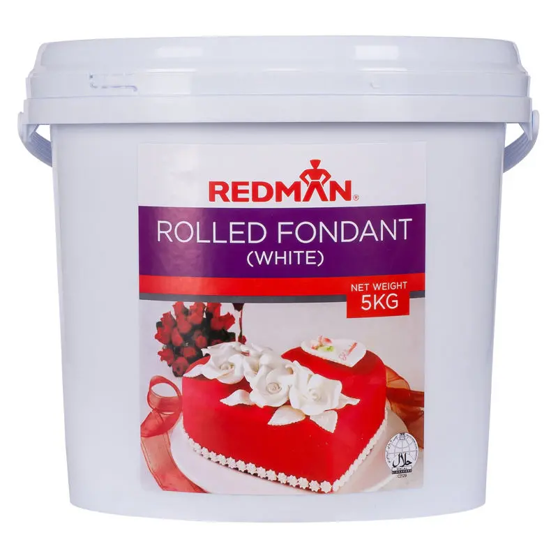White Rolled Fondant, 5Kg Bulk Bag 1