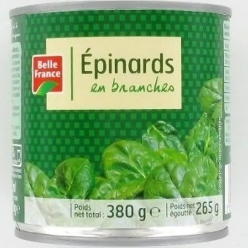 Whole Leaf Spinach – 400G 1